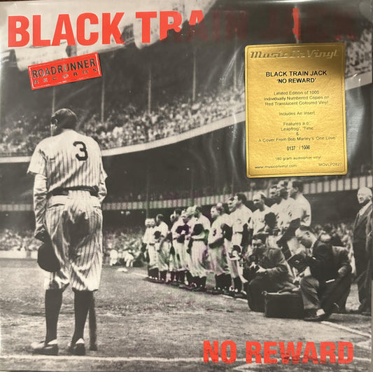 Black Train Jack - No Reward (MOV Pressing red 180 gram vinyl)