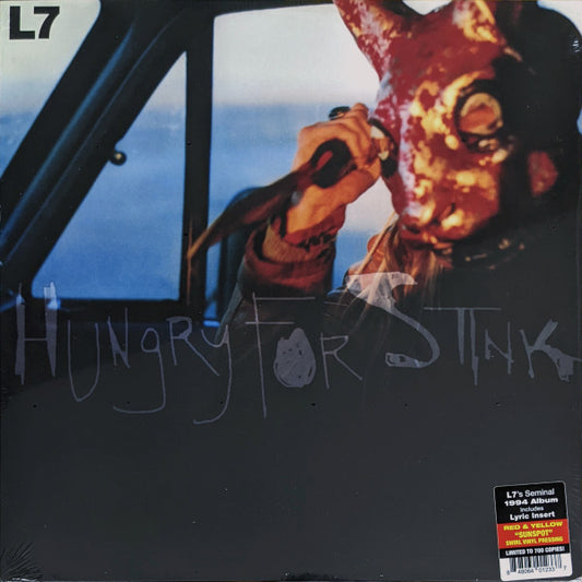 L7 - Hungry For Stink (Red & Yellow Swirl Vinyl)